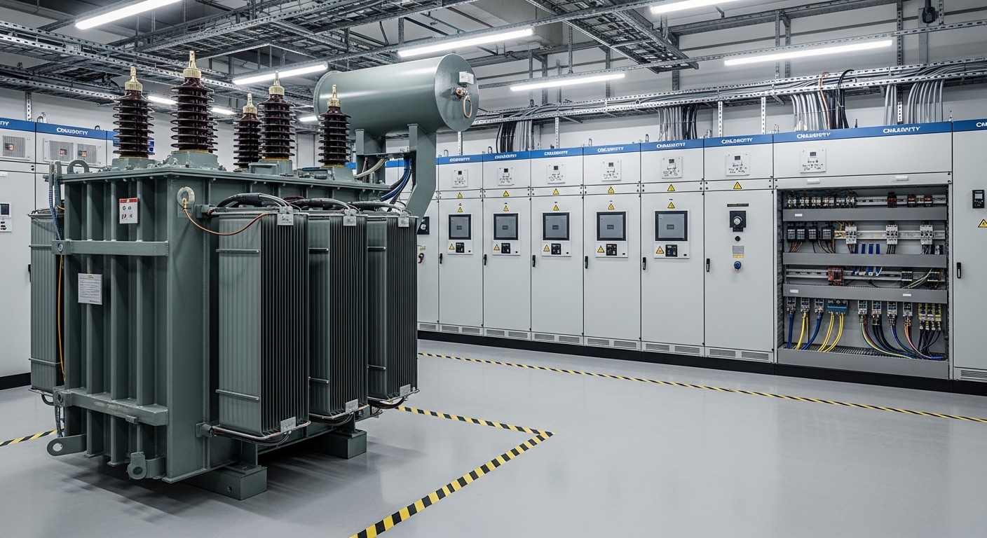 Промисловий трансформатор сухий та масляний КТП