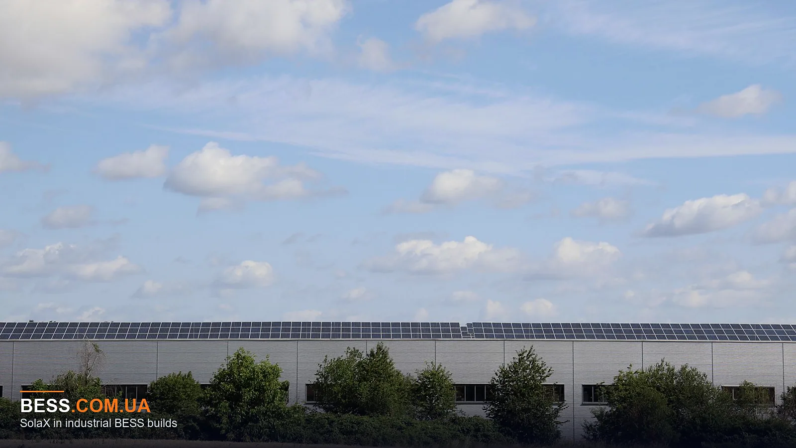 SolaX in industrial BESS builds