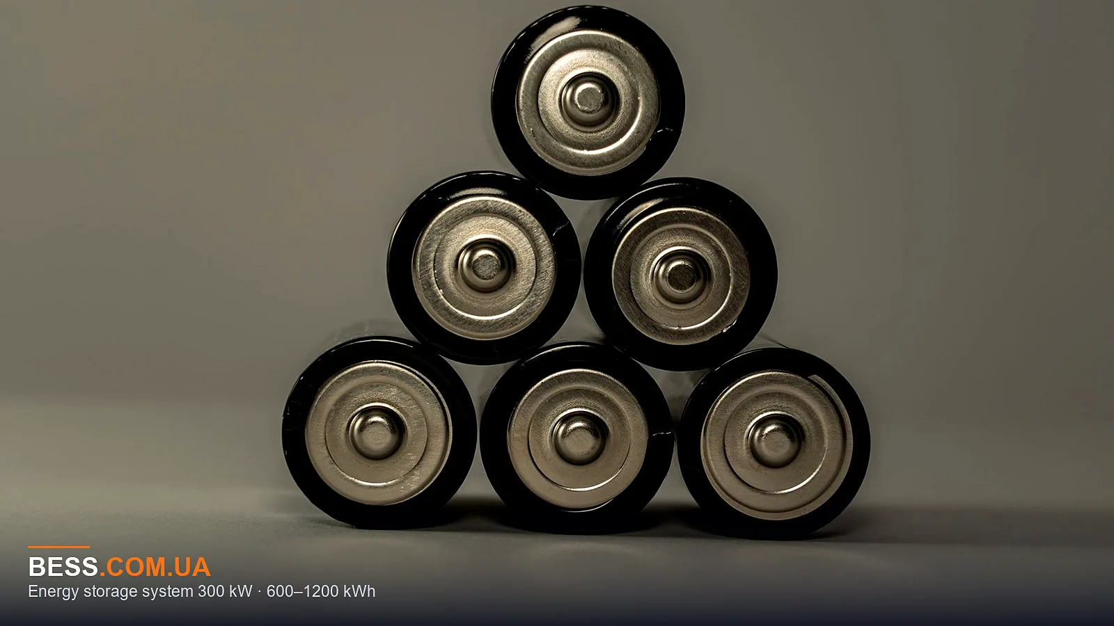 Energy storage system 300 kW · 600–1200 kWh